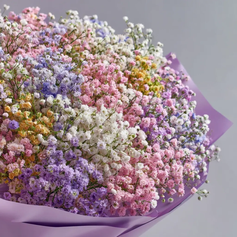 Монобукет из гипсофилы &laquo;Пушистая симфония&raquo;