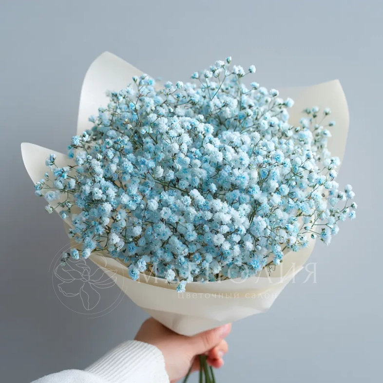 Монобукет из гипсофилы &laquo;Лунный свет&raquo;