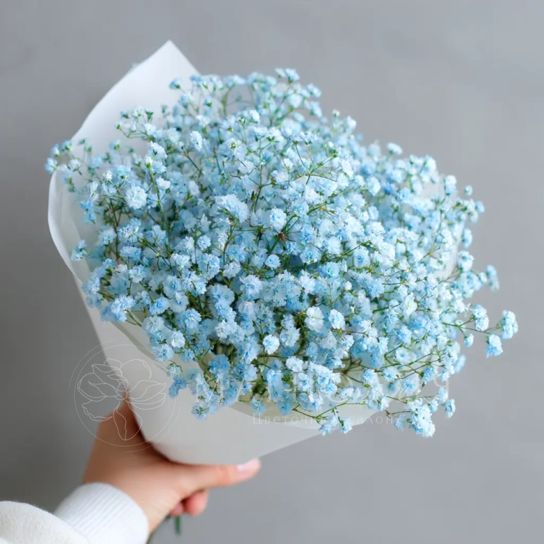 Монобукет из гипсофилы &laquo;Лунный свет&raquo;