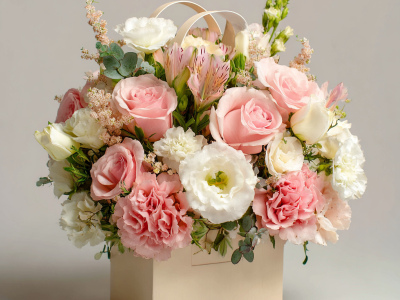 Композиция в сумочке «Девичий выбор»