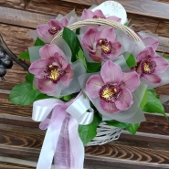 Корзина орхидей 0