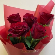 Букет бархатных роз 1